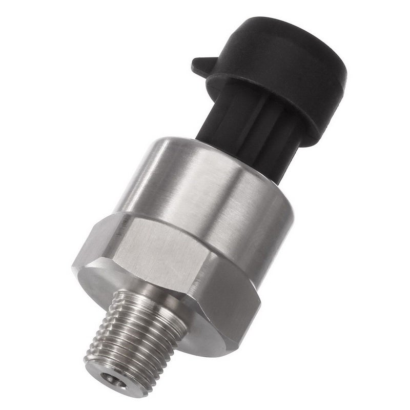 AUTEX 200 Psi Pressure Transducer Sender Sensor with Connector Harness 1/8â€-27 NPT Thread Stainless Steel Fuel Pressure Sensors Compatible with Oil Fuel Air Water Diesel Gas - Image 3